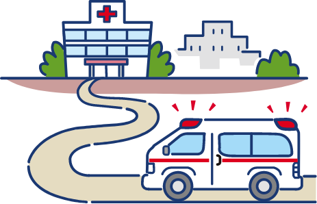 患者を緊急搬送したとき　臍帯血・骨髄等を搬送したとき 画像